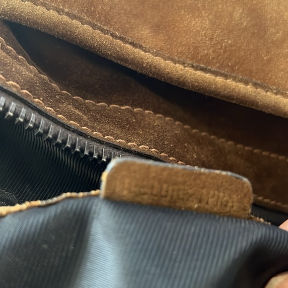 Burberry Authentic Suede Shoulderbag Fire - Picture 14 of 17